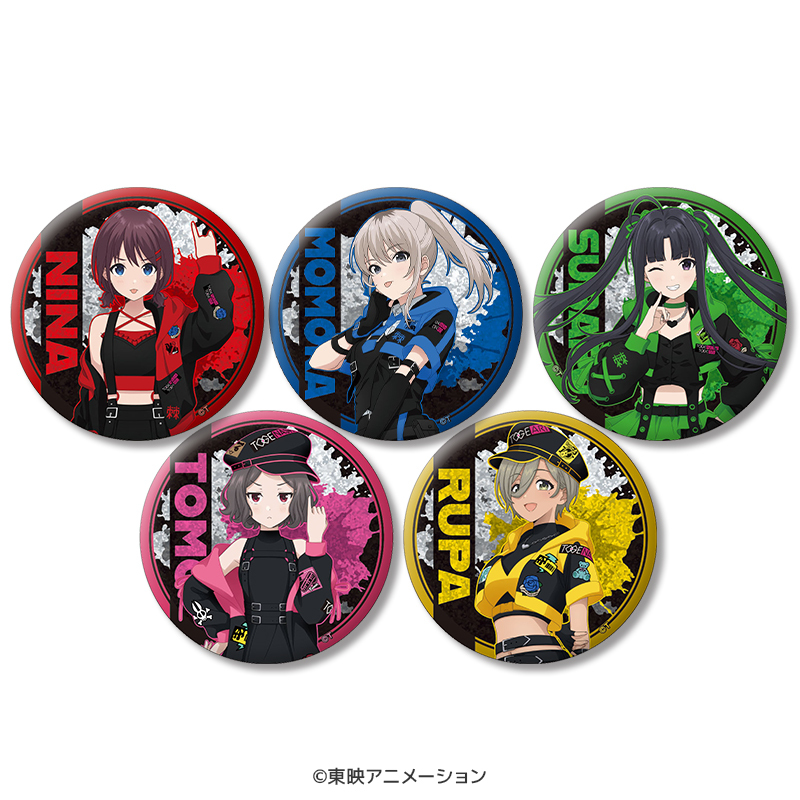 ガールズバンドクライ グリッター缶バッジ(全5種)