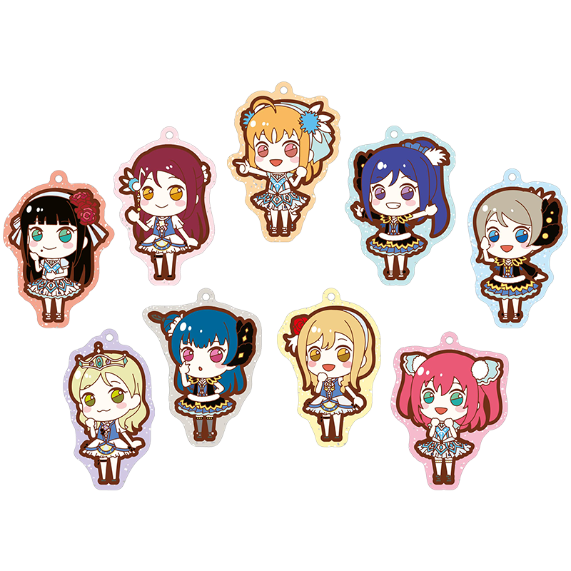 ラブライブ！サンシャイン!! ラバーストラップ（全９種） WATER BLUE NEW WORLD ver.