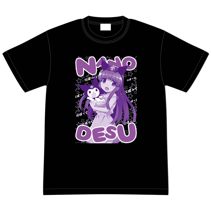 ひぐらしのなく頃に卒×サンリオキャラクターズ Tシャツ 梨花 