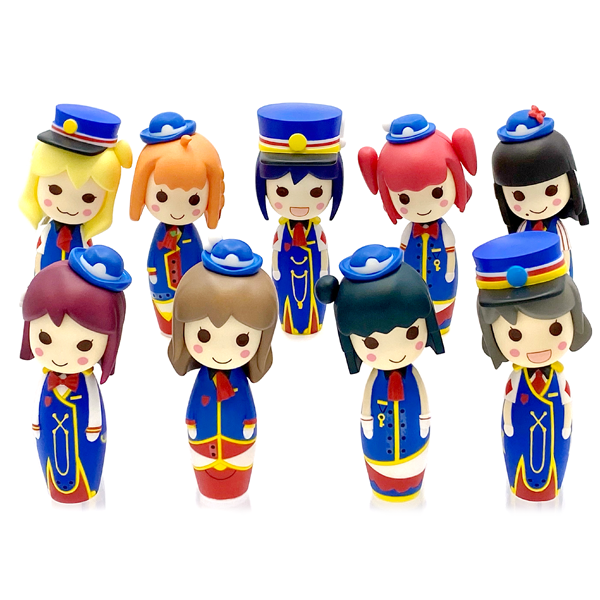 ラブライブ!サンシャイン!! こけしフィギュア HAPPY PARTY TRAIN ver.